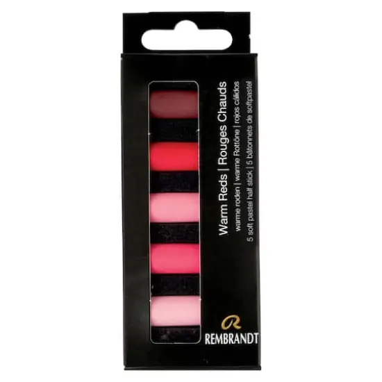 Rembrandt 5 Color Warm Reds Half Stick Soft Pastel Set {1}
