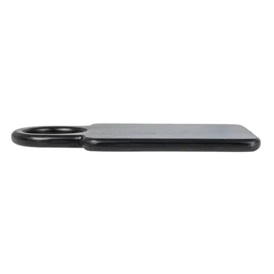 Hello Honey&reg; 12" Black Modern Wood Cutting or Charcuterie Board with Handle {4}