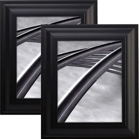 2 Pack Craig Frames Upscale Satin Black Picture Frame {7}