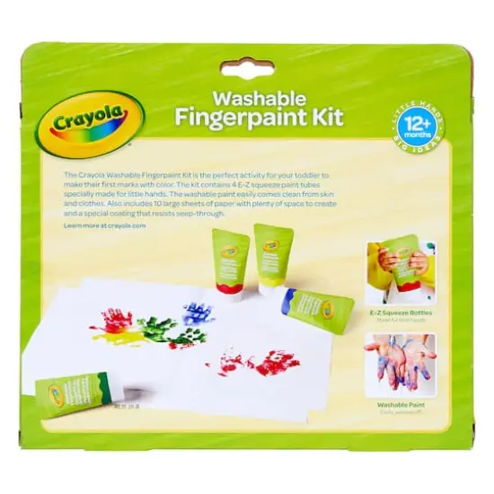 Crayola&reg; Washable Fingerpaint Kit {4}