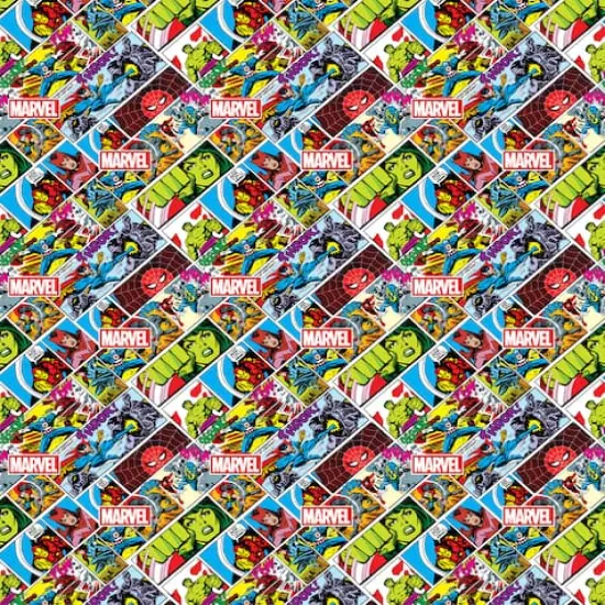 Marvel&reg; Retro Comics Cotton Fabric {1}