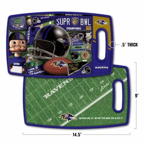 NFL Retro Series Cutting BoardBaltimore Ravens {4}