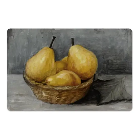 Painterly Pears Floor Mat {1}