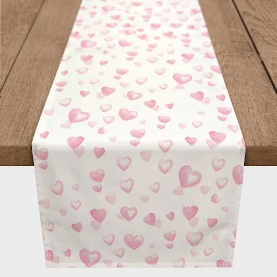 90" Heart Bubble Table Runner {3}