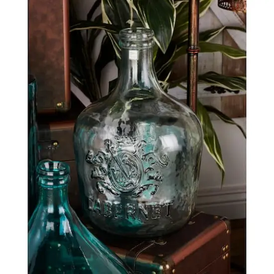 17" Clear Glass Cabernet Vase {6}