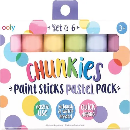 OOLY Chunkies Pastel Paint Sticks, 6ct. {1}