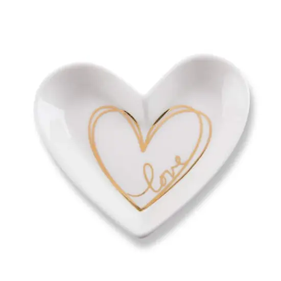 Kate Aspen&reg; Heart Shaped Trinket Dish Favor, 6ct. {1}