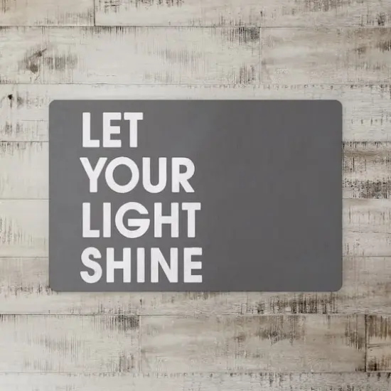 Let Your Light Shine 18" x 27" Floor Mat {3}