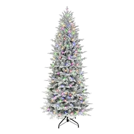 7.5ft. Pre-Lit Northern Fir Artificial Christmas Tree, Color-Select LED Lights {3}