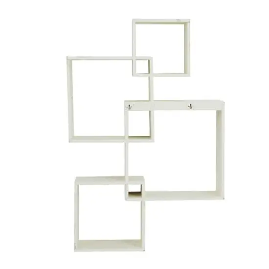 White Fir Contemporary Wall Shelf, 34" x 12" x 22" {6}