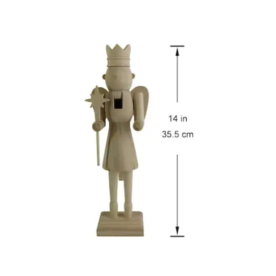 14" Angel DIY Pinewood Nutcracker by Make Market&reg; {5}