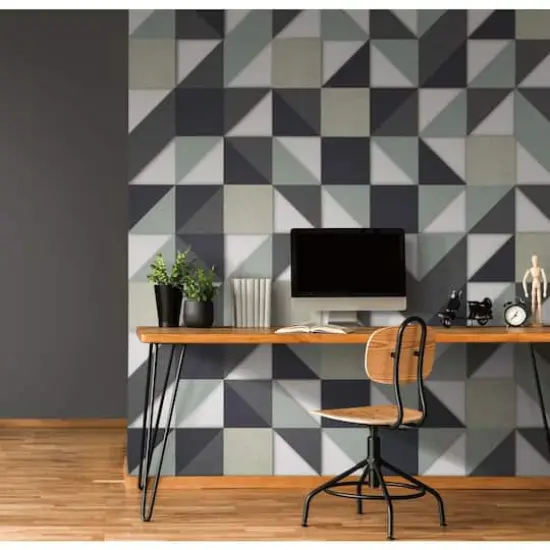 RoomMates Squares Acoustical Peel & Stick Tiles Ivory {4}