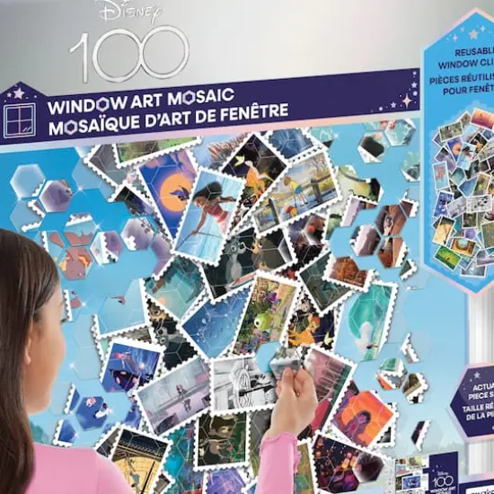 Make It Real&trade; Disney&reg; 100 Year Anniversary Window Art Mosaic Kit {1}