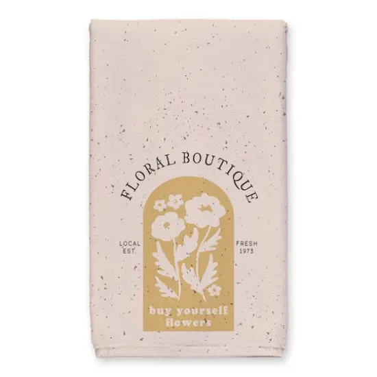 Floral Boutique Mod Sign 16" x 25" Towel Set {3}