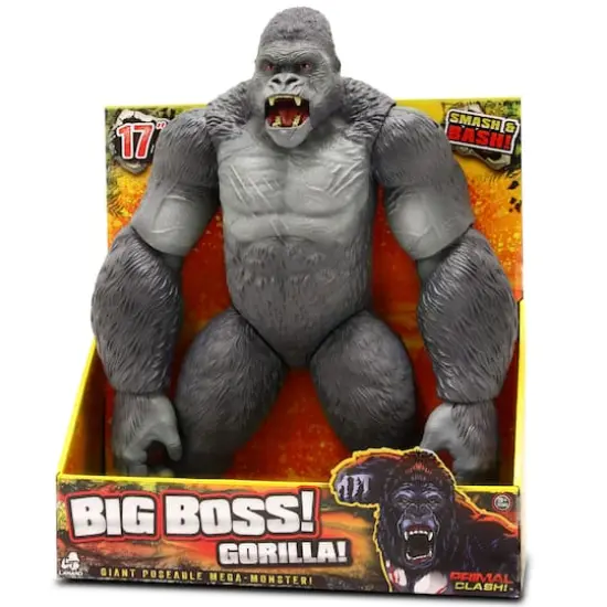 Lanard Primal Clash! Big Boss Gorilla! 17" Action Figure {6}