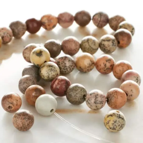 Artistic Jasper Round Beads, 6mm by Bead Landing&trade; {3}