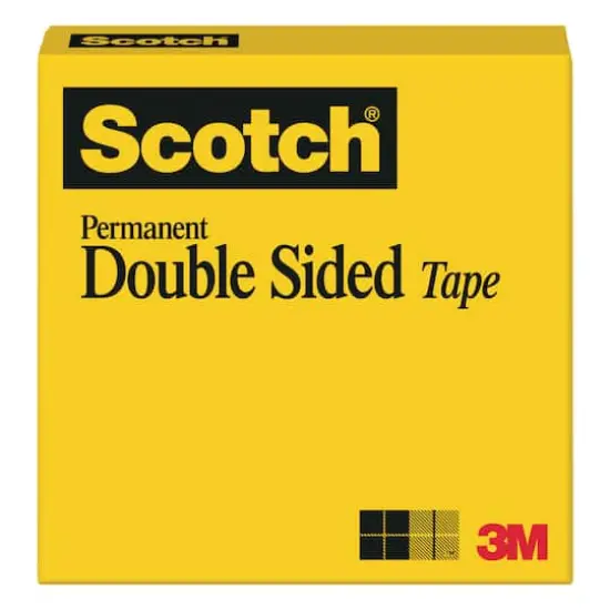 3M Scotch&reg; Double Sided Tape, 1/2" x 36yd. {1}