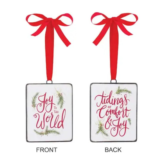 12ct. Holiday Sentiment Ornament {1}