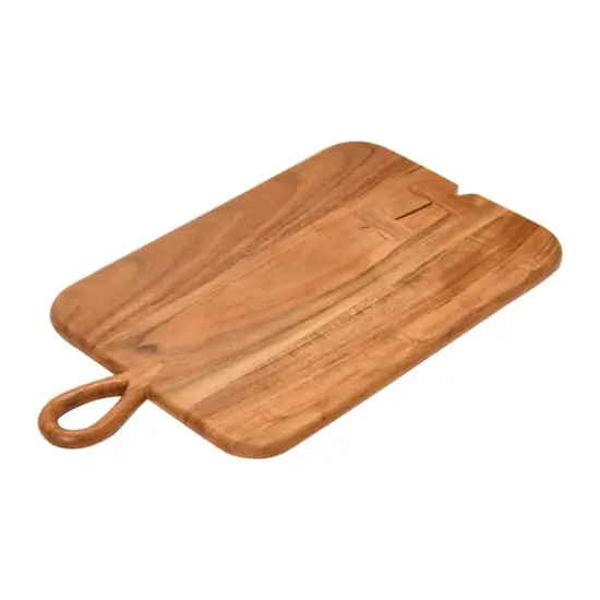Hello Honey&reg; 18" Acacia Wood Serving Board with Handle {1}