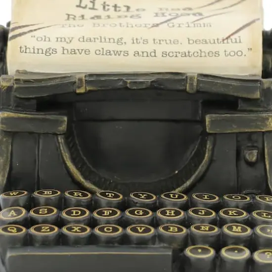 6.5" Little Red Riding Hood Typewriter Tabletop D&eacute;cor by Ashland&reg; {3}