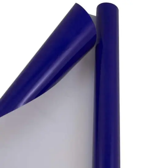 JAM Paper Glossy Gift Wrap, 2ct. Royal Blue {4}
