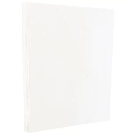 JAM Paper White Glossy 1-Sided 8.5" x 11" 80lb. Cover Cardstock 100 Sheets {2}