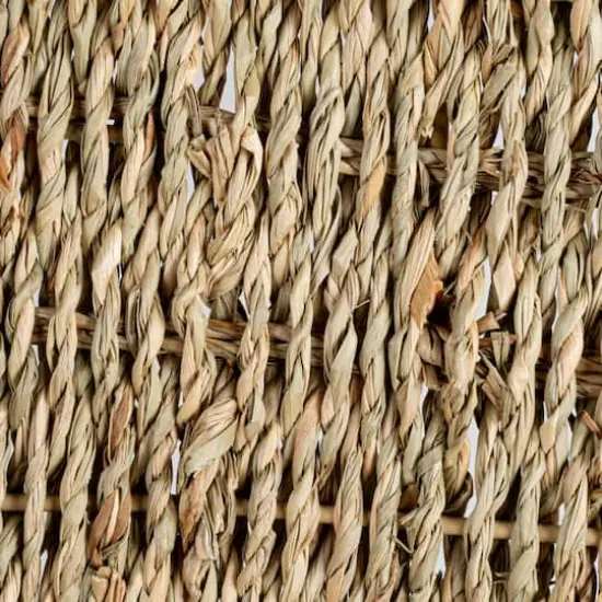 Hello Honey&reg; 20" x 14" Natural Hand-Woven Seagrass Tray with Handles {9}