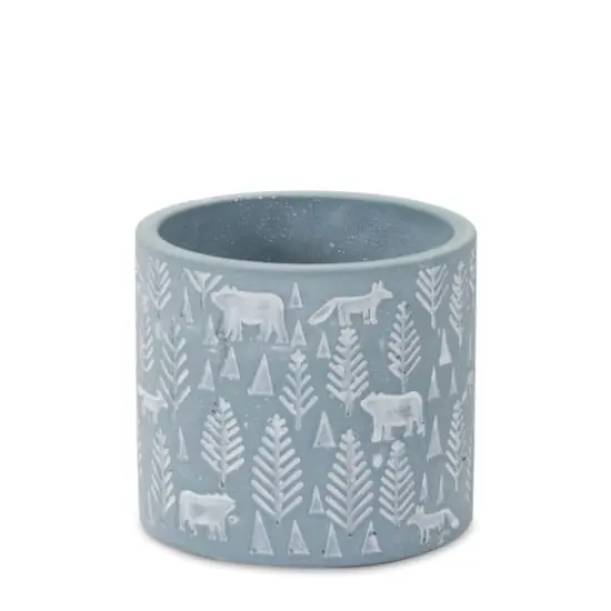 Woodland Winter Stone Planter Set {4}