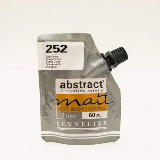 Sennelier Matt Abstract&reg; Acrylic, 60mL 252 Yellow Ochre {1}