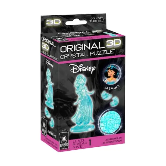 3D Crystal Puzzle - Disney Jasmine: 33 Pcs {3}
