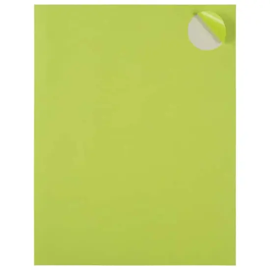 JAM Paper Circle Label Stickers Ultra Lime Green {5}