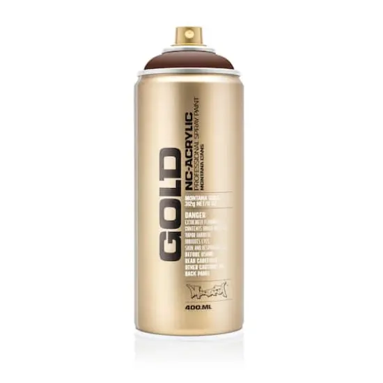 Montana&trade; Cans GOLD Shock Color Spray Paint, 400mL S8010 Shock Brown {5}