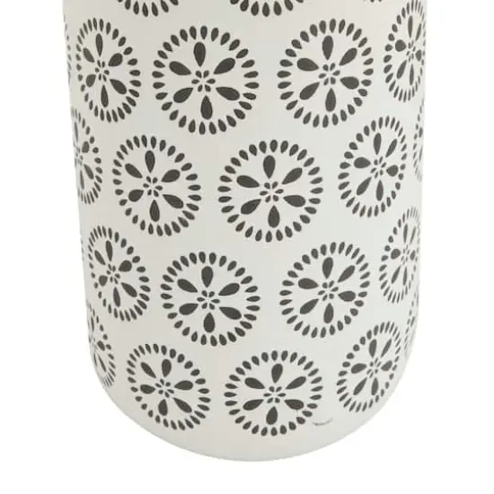 White Stoneware Transitional Vase, 20" x 12" x 10" {5}