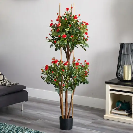 5ft. Potted Mini Rose Tree {3}