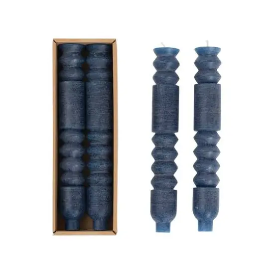 Hello Honey&reg; 10" Unscented Totem Taper Candles in Box, 2ct. Marine {1}