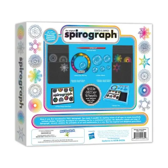 Spirograph Scratch & Shimmer {6}