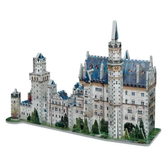 Wrebbit 3D Puzzle&trade; Neuschwanstein Castle 890 Piece Puzzle {7}