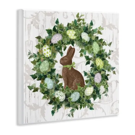 Stupell Industries Spring Easter Egg Wreath Wall Plaque Art {4}