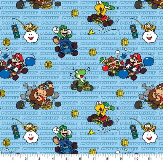 Nintendo&reg; Mario Kart Cotton Fabric {4}