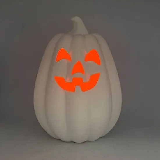 12.5" DIY Ceramic LED Tall Jack-o'-Lantern D&eacute;cor by Make Market&reg; {3}