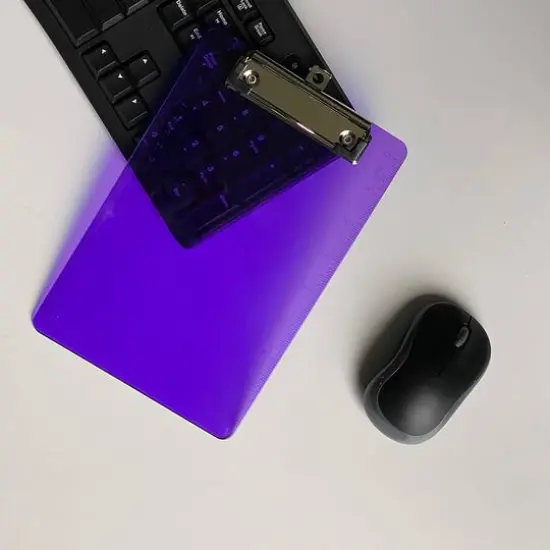 JAM Paper Mini Plastic Memo Clipboard Purple {7}