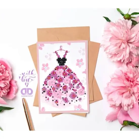 Diamond Dotz&reg; Beginner Party Time Diamond Painting Card Kit {4}