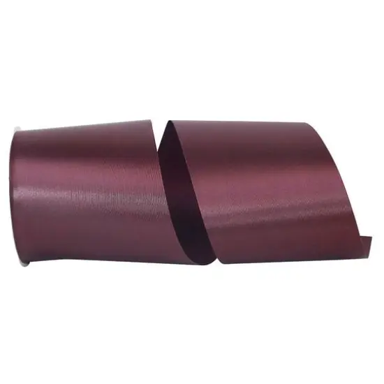 JAM Paper 4" x 50yd. Satin Allure Single Face Ribbon Raisin {1}