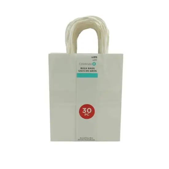 Medium White Paper Bags by Celebrate It&trade; {4}