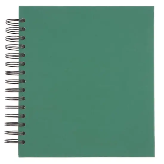 8" x 8" Spiral Bound Scrapbook Album by Recollections&reg; Green {1}