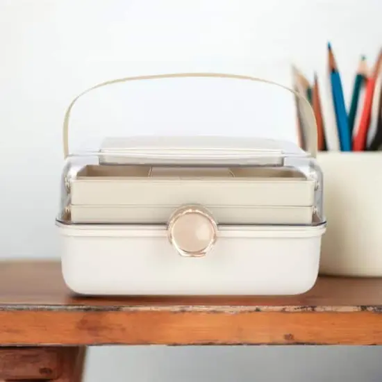 Medium Taupe Storage Box by Artist's Loft&reg; {4}