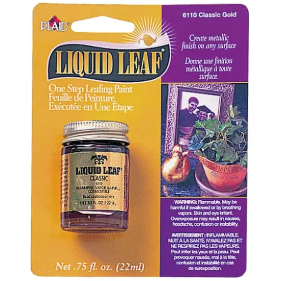 Plaid&reg; Liquid Leaf&reg; Classic Leafing Paint {1}