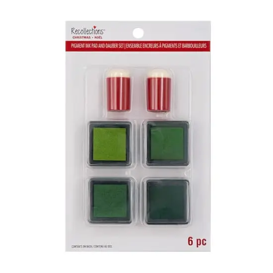 Green Pigment Ink Pad & Dauber Set by Recollections&trade; {1}