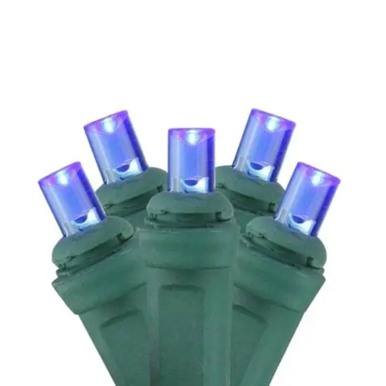 4ft. x 6ft. LED Wide Angle Net Style Christmas Lights Blue {1}