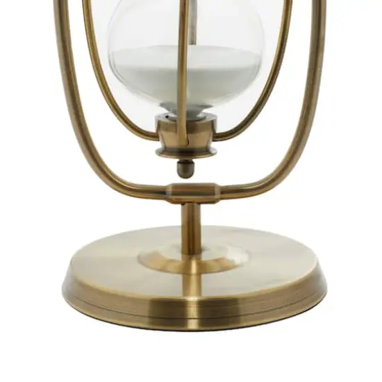 13'' Metal Glam Timer Brass {5}